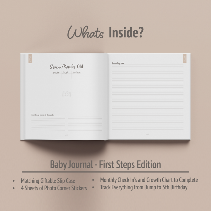 Baby Journal - First Steps Edition